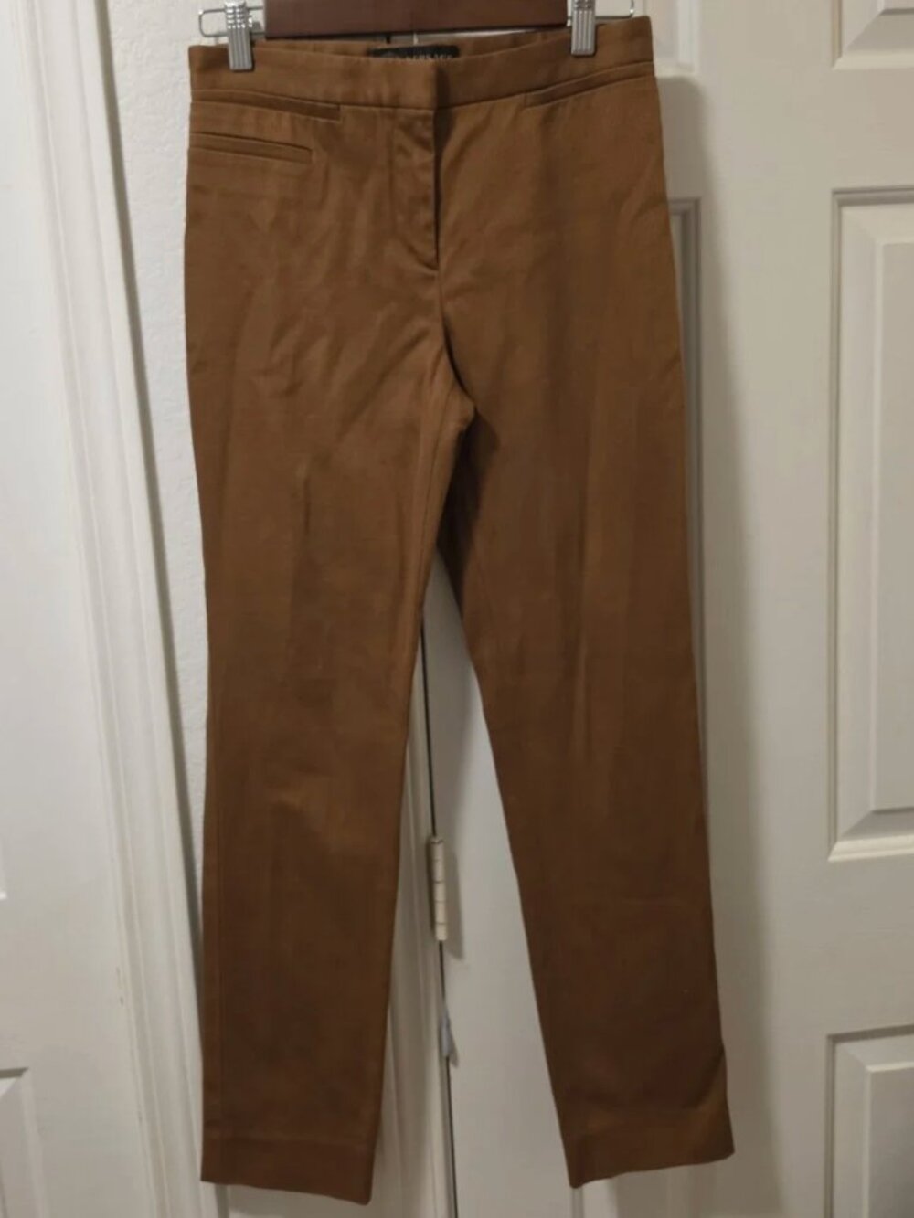 Versace Trousers Camel Color High-Waisted Tailored Pants โ Made in Italy - Picture 4 of 7